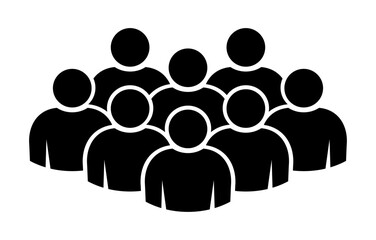 Symbol, ikona ludzi. Plik wektorowy. © robert6666