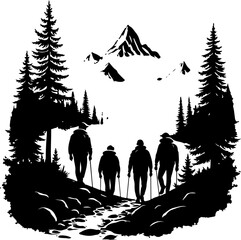 hiker, man mountain, nature, bundle