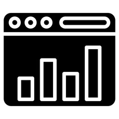 Web Traffic  Icon Element For Design
