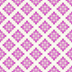 Seamless damask fabric gives a sweet, luxurious and romantic feel. It can be applied to modern design works. Use on textiles, bed sheets, curtains, pillowcases, wallpapers, backgrounds, wedding cards