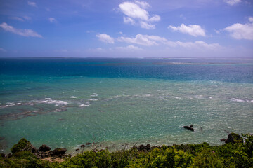 The scenery of Cape Chinen in Nancheng City, Okinawa Prefecture, Japan