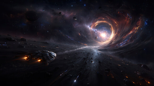 Interstellar Journey Through a Black Hole
