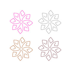 Natural Ayurveda Massage Spa Resort Logo Sign Symbol
