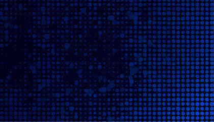 Abstract blue dotted background in modern design style  
