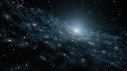 Fototapeta premium Dark energy and universe expansion concept illustration in space