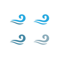 WATER SPLASH SIGN SYMBOL LOGO VECTOR
