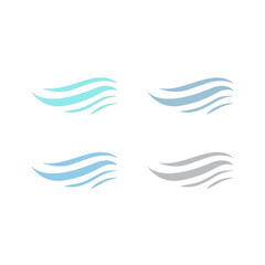 WATER SPLASH SIGN SYMBOL LOGO VECTOR
