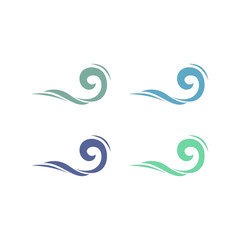 WATER SPLASH SIGN SYMBOL LOGO VECTOR
