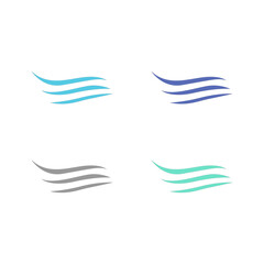 WATER SPLASH SIGN SYMBOL LOGO VECTOR
