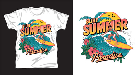 Summer Vibes Graphic T shirt design print