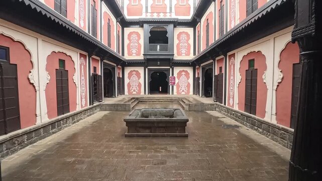 21 July 2025, Shivsrushti Historical Theme Park, Indian history and the legend of Chhatrapati Shivaji Maharaj at the largest historical theme park in Asia, Pune, Maharashtra, India.