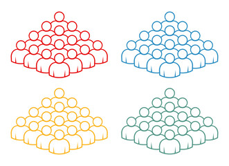 Symbol, ikona ludzi. Plik wektorowy. © robert6666