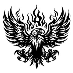 Fototapeta premium eagle tattoo design