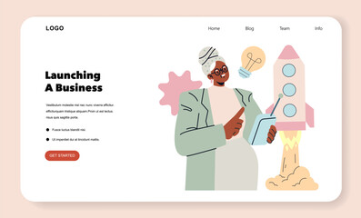 Silver Society. Flat Vector Illustration