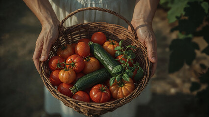 basket of vegetables