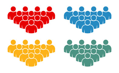 Symbol, ikona ludzi. Plik wektorowy. © robert6666