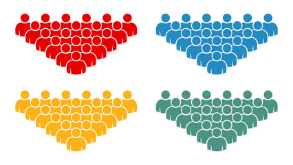 Symbol, ikona ludzi. Plik wektorowy. © robert6666