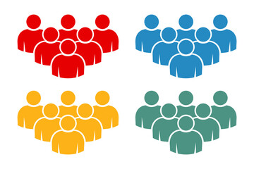 Symbol, ikona ludzi. Plik wektorowy. © robert6666