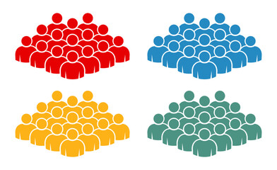 Symbol, ikona ludzi. Plik wektorowy. © robert6666