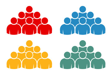 Symbol, ikona ludzi. Plik wektorowy. © robert6666