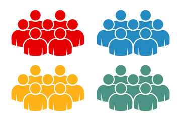 Symbol, ikona ludzi. Plik wektorowy. © robert6666