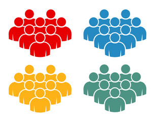 Symbol, ikona ludzi. Plik wektorowy. © robert6666