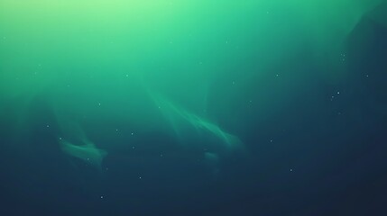 Naklejka premium Abstract teal gradient background with light streaks and subtle stars for modern design