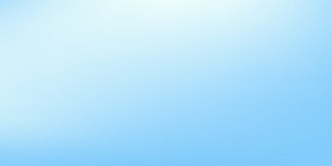 Sky Blue Gradient Vector Background. Abstract Light Blue Gradation Background. Soft Gradient Texture Banner Template. Modern Luxury Backdrop. Curve Layout Concept.