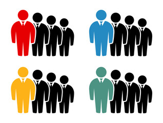 Symbol, ikona ludzi. Plik wektorowy. © robert6666