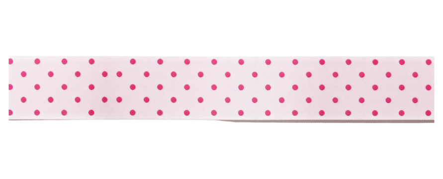 PNG  Small poka dot pattern paper adhesive strip white background magenta spotted.