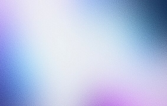 Purple white blue grainy color gradient background glowing noise texture cover header poster banner design - Powered by Adobe