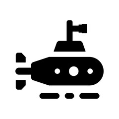 Obraz premium submarine underwater exploration icon 