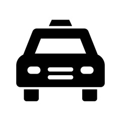 taxi city commute transport icon
