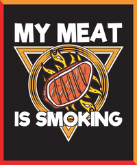 bbq t-shirt design, EPS, VECTOR, BBQ ,