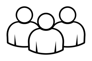 Symbol, ikona ludzi. Plik wektorowy. © robert6666
