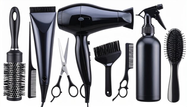 Hair dryers, scissors, combs&mdash;tools of transformation assembled like quiet instruments of ritual. Each object waits to enact change, poised between function and symbolism in a choreography of shedding 