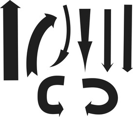 Simple northern directional arrow graphic design with clean lines and bold colors suitable for various applications