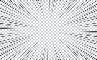 Flat manga comic style background copy space.