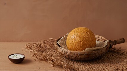 Delicious Kerala meal featuring pappadam