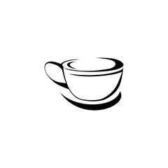 Coffee cup icon logo EPS template icons vector illustration