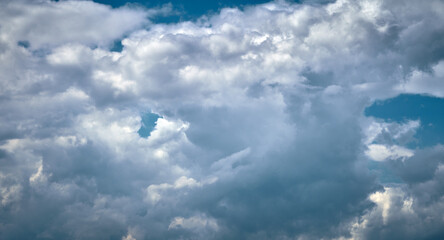 blue sky background with tiny clouds, nature cloud blue sky background.