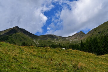 Fototapeta premium Schöne Landschaft bei Proveis in Südtirol 