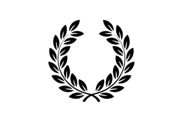 Fototapeta premium Laurel Wreath Symbol victory symbol award emblem