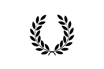Fototapeta premium Laurel wreath symbol victory symbol award