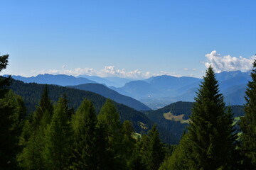 Schöne Landschaft im Ultental in Südtirol 