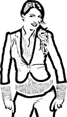 Attractive business woman