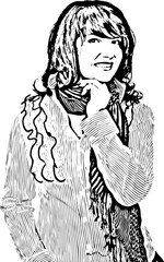 Pretty business woman