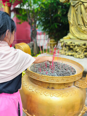 The placing of incense after prayers as a sign of respect for God. Visits to religious tourist...