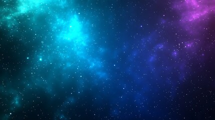 Fototapeta premium Space background with nebula clouds and stardust field perfect for presentations and designs