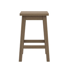 Wooden bar stool for a counter
